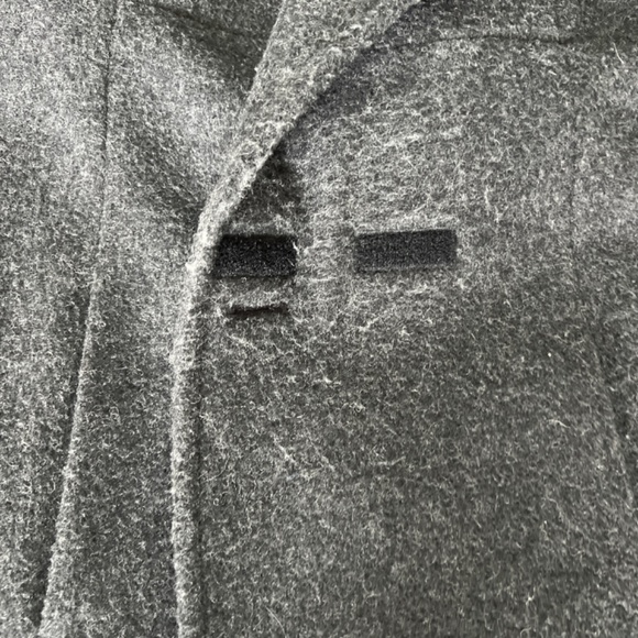 Long sweater coat with removable faux collar - Picture 3 of 3